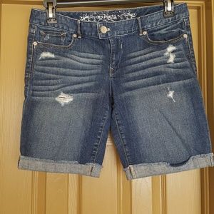 Express jean shorts